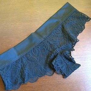 Pink Lace & Silk Underwear